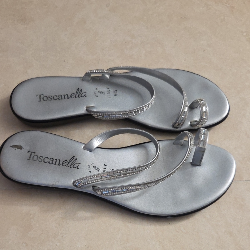 Toscanella Silver Women's Sandals